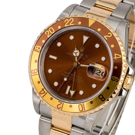 rolex 16713 two tone|rolex 16713 root beer.